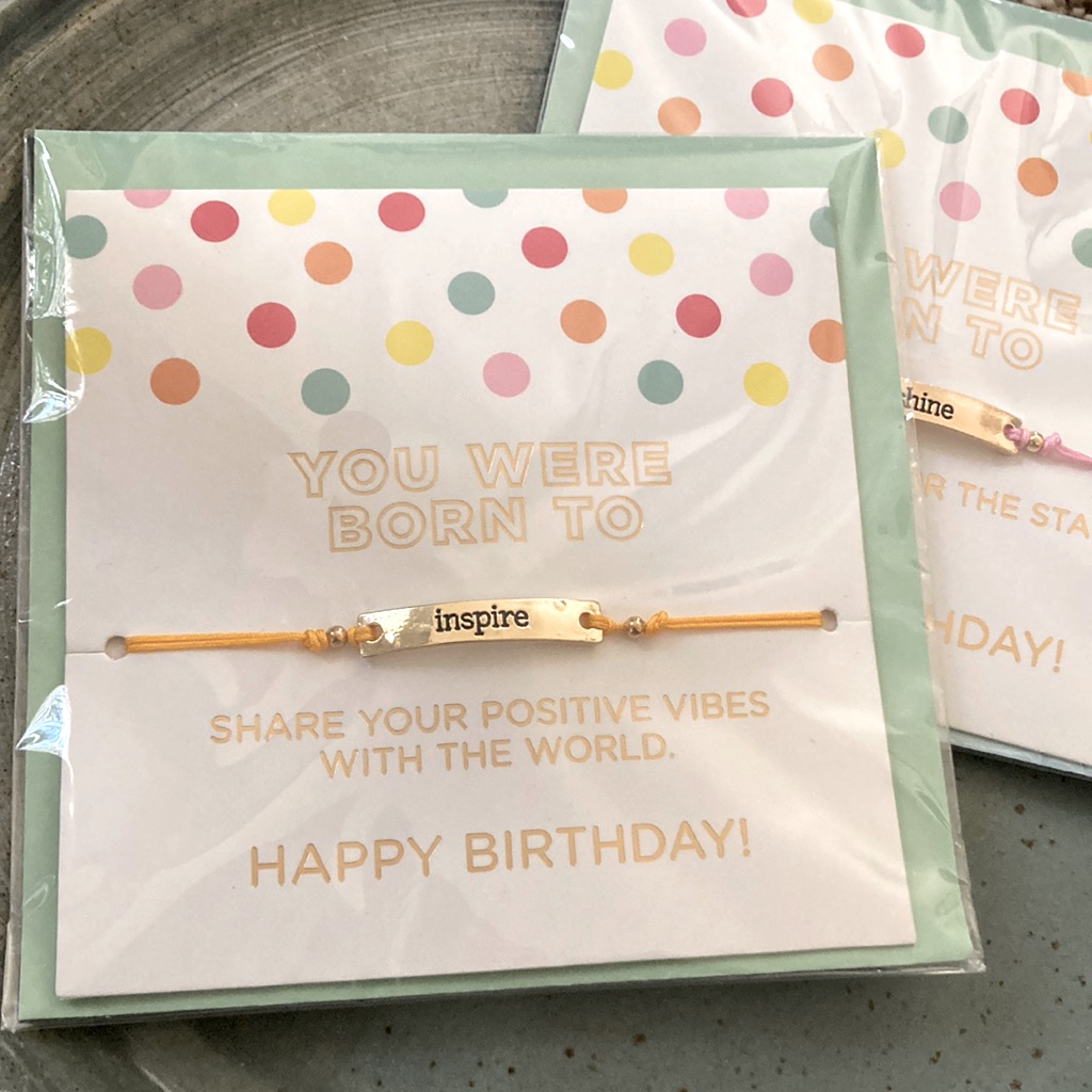 Two’s Company Bracelet Birthday Cards Inspire And Shine